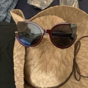 Brown Cat Eye Sunglasses